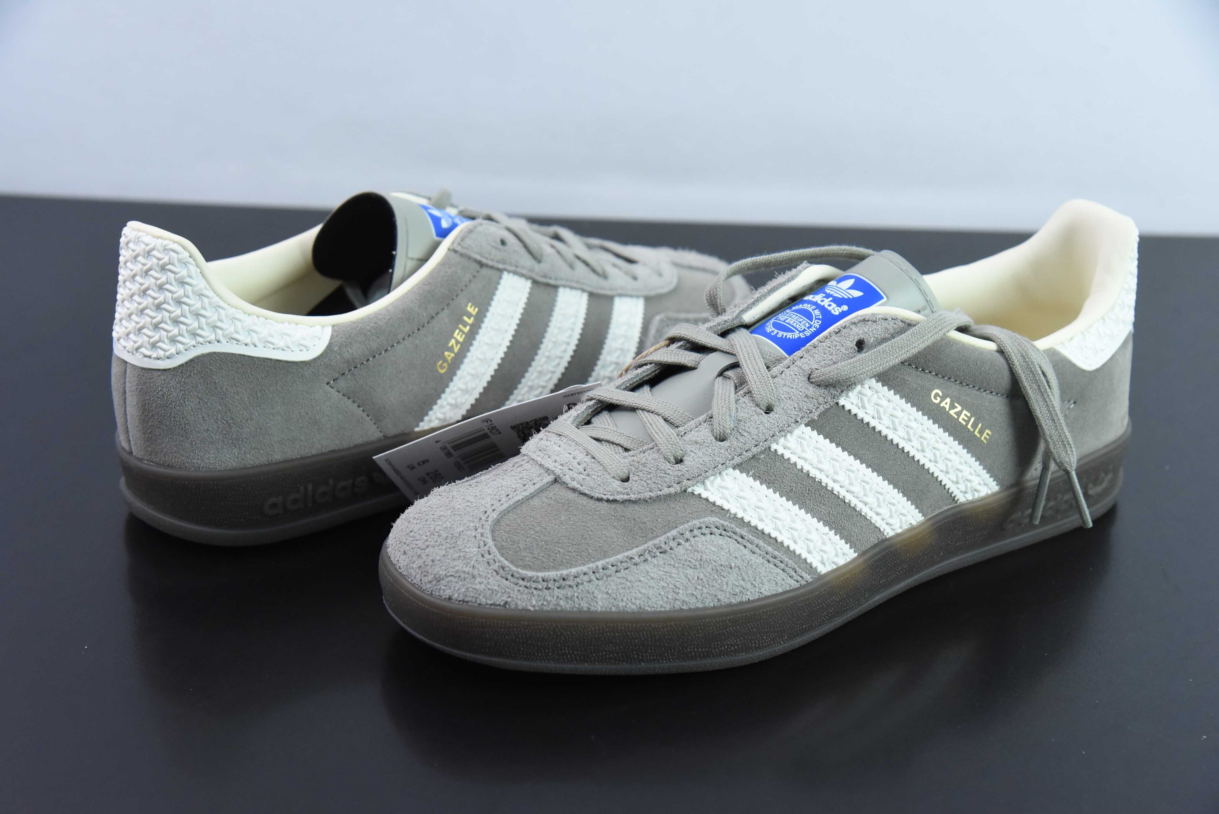 Adidas fashion gazelle solid grey four silver